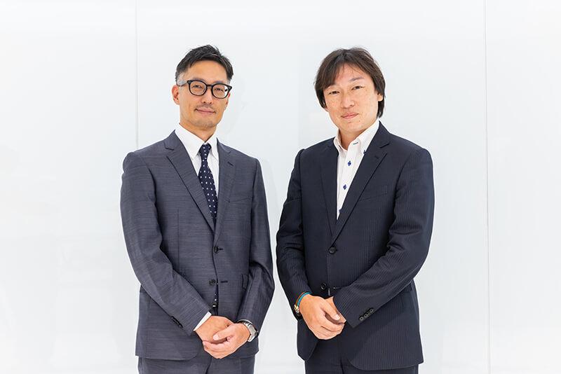 写真左:ラック関、写真右:エルテス阪田氏